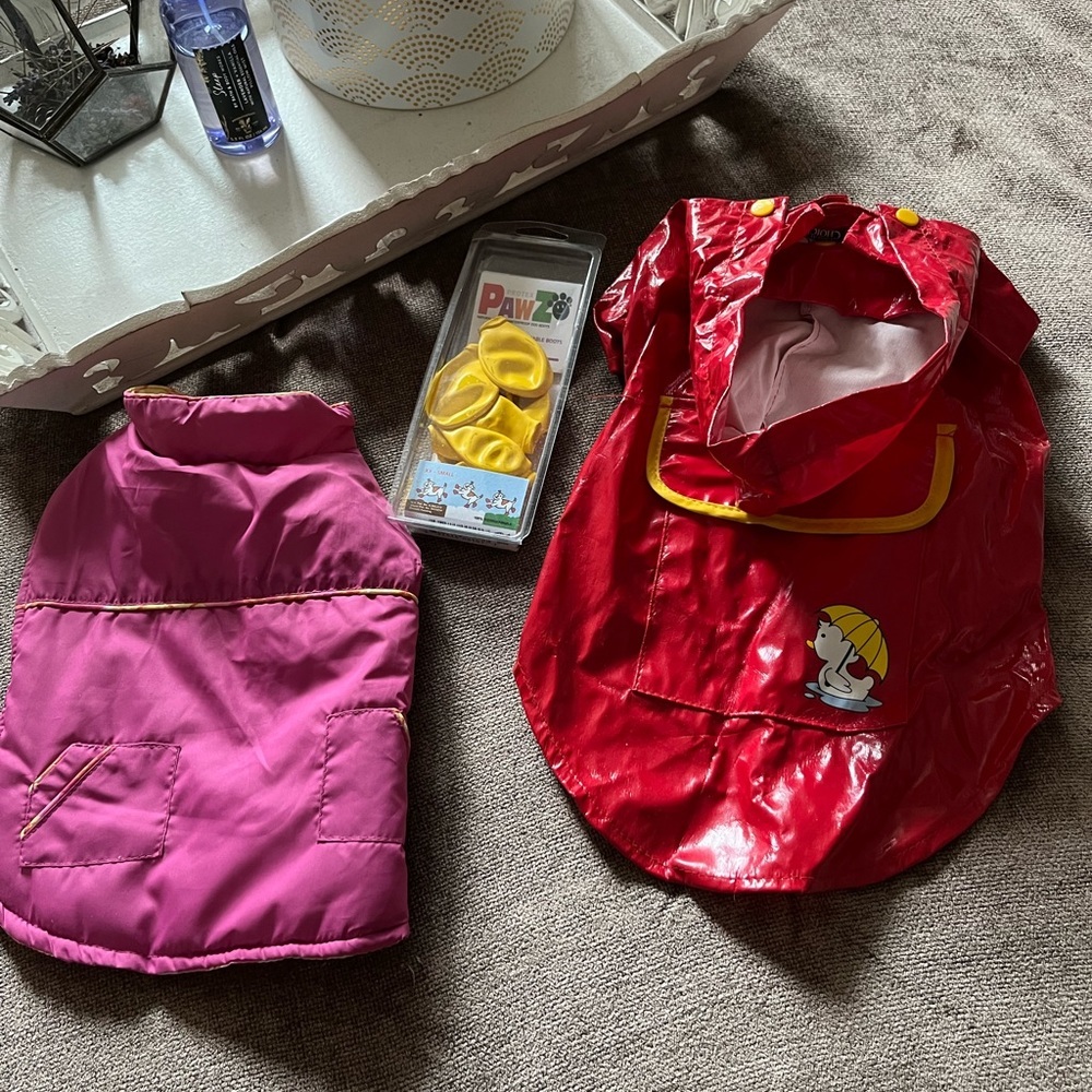 **HOST PICK** GRREAT CHOICE Dog Jacket & Dog Boot Bundle for 0-15 pound dogs